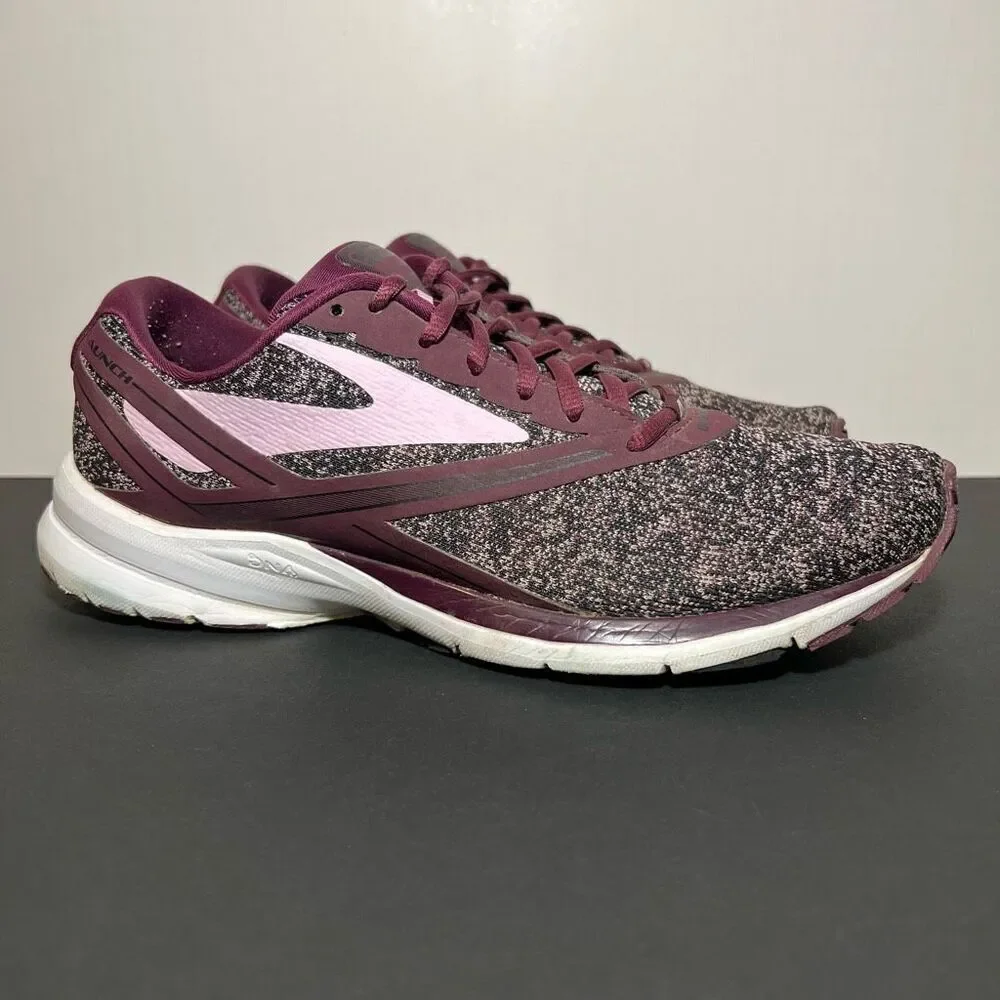 BROOKS Shoes Womens Size 10.5 M Launch 4 Beet Purple Running Sneakers